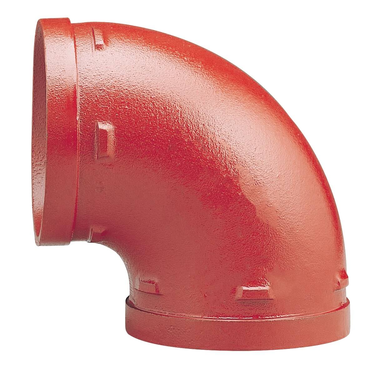 Tontr 3' Short Radius joint rainuré forgé coude 90° orange