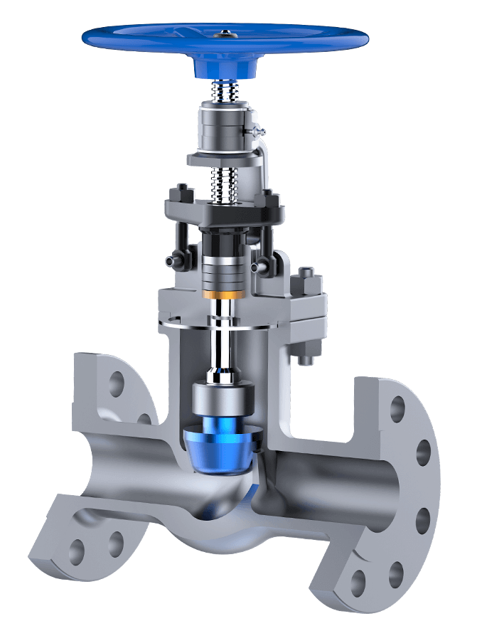 Haute pression de valve de fabrication de globe d'acier inoxydable d'acier de fonte