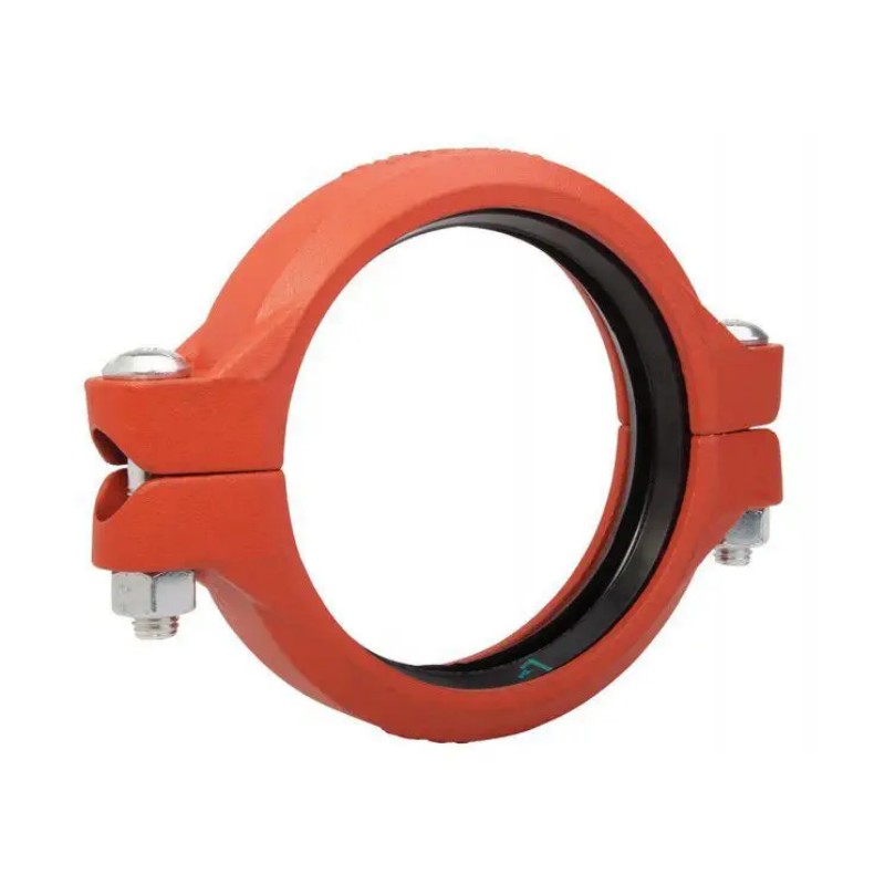 Raccord de tuyau flexible galvanisé en fonte ductile rainurée 2,5 MPa